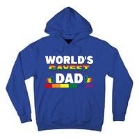 Happy FatherS Day WorldS Gayest Dad Pride Lgbt Cool Gift Tall Hoodie