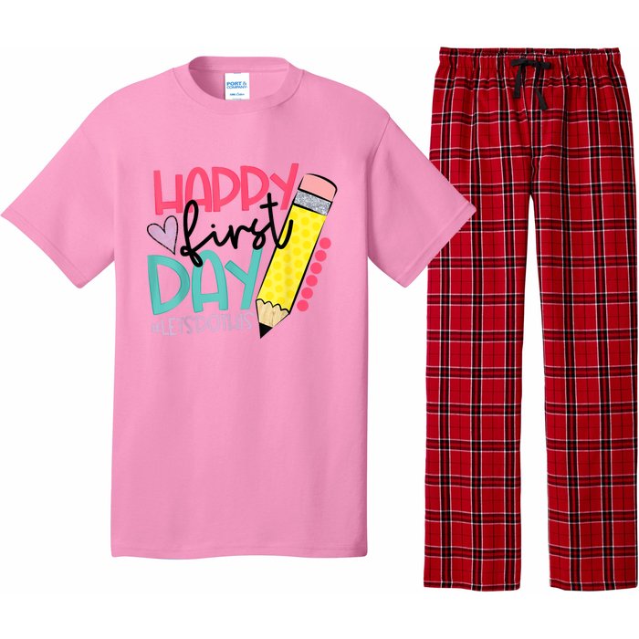 Happy First Day Lets Do This Welcome Back To School Pajama Set