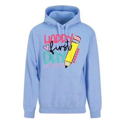 Happy First Day Lets Do This Welcome Back To School Unisex Surf Hoodie