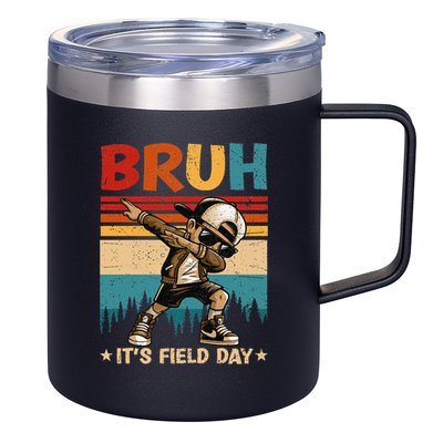 Happy Field Day Dabbing Bruh Its Field Day Teacher Gift 12oz Stainless Steel Coffee Mug