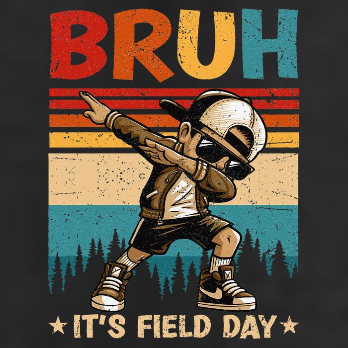 Happy Field Day Dabbing Bruh Its Field Day Teacher Gift 25L Jumbo Tote