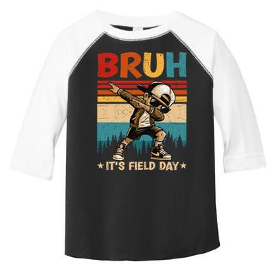 Happy Field Day Dabbing Bruh Its Field Day Teacher Gift Toddler Fine Jersey T-Shirt