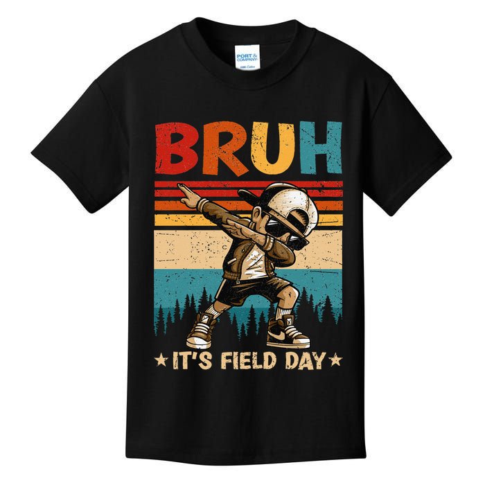 Happy Field Day Dabbing Bruh Its Field Day Teacher Gift Kids T-Shirt