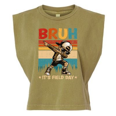 Happy Field Day Dabbing Bruh Its Field Day Teacher Gift Garment-Dyed Women's Muscle Tee