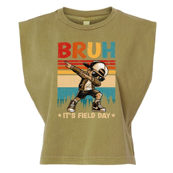 Happy Field Day Dabbing Bruh Its Field Day Teacher Gift Garment-Dyed Women's Muscle Tee