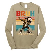 Happy Field Day Dabbing Bruh Its Field Day Teacher Gift Long Sleeve Shirt