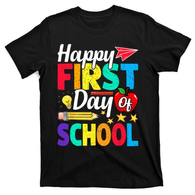 Happy First Day Of School Cute Funny Back To School T-Shirt