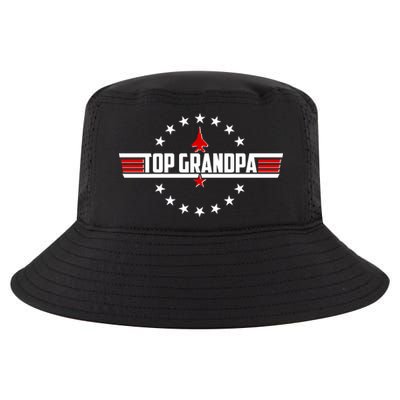 Happy Father's Day Top Grandpa Cool Comfort Performance Bucket Hat