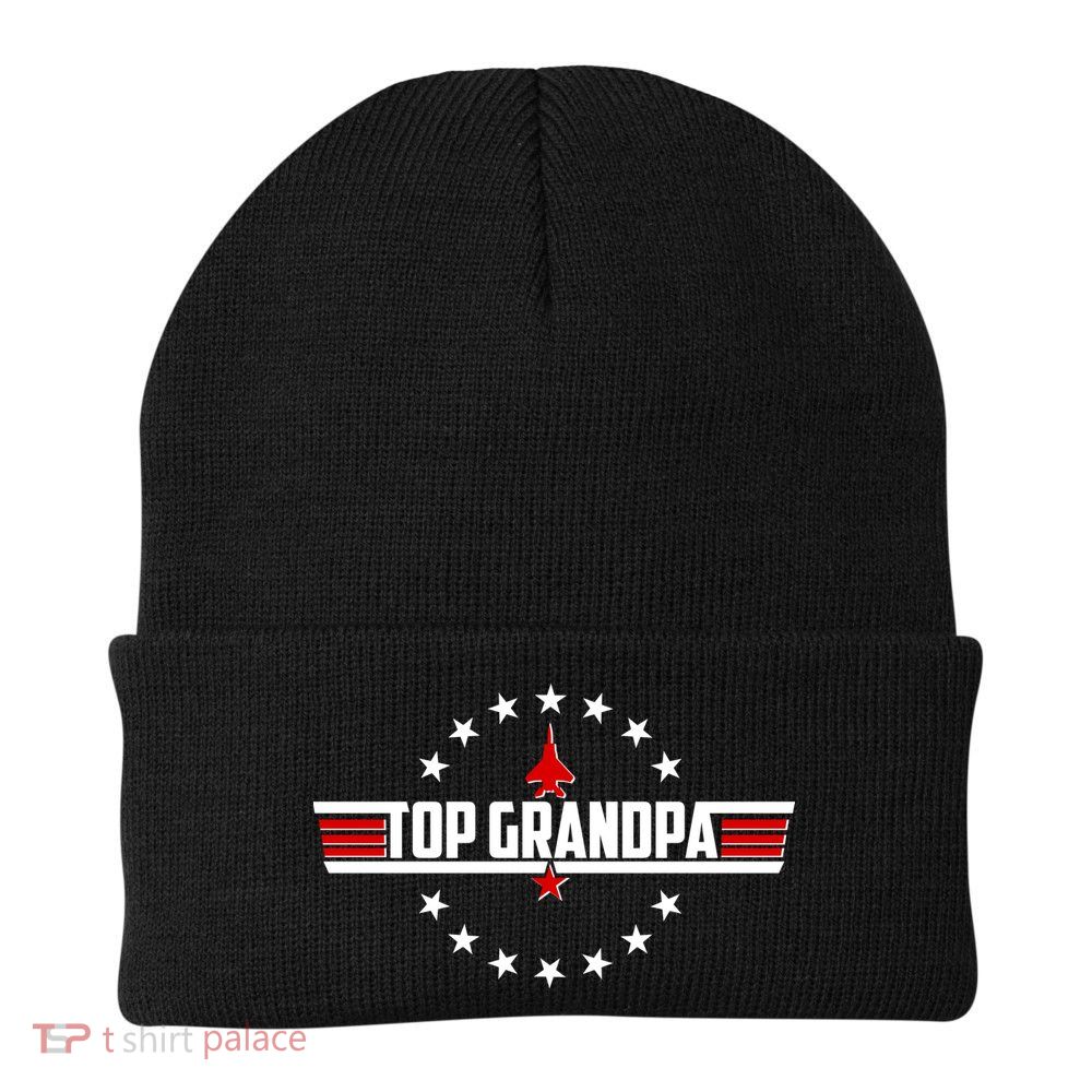 Happy Father's Day Top Grandpa Beanie