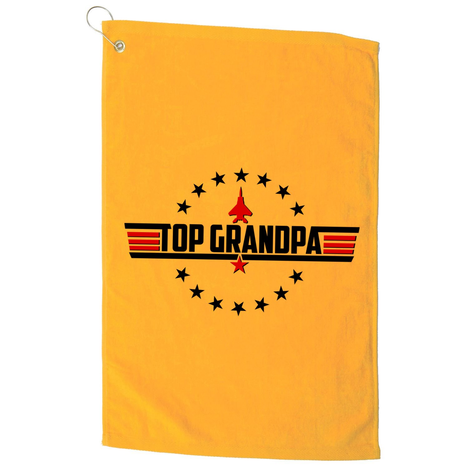 Happy Father's Day Top Grandpa Golf Towel