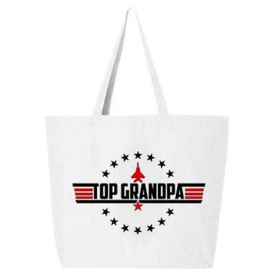 Happy Father's Day Top Grandpa 25L Jumbo Tote