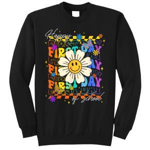 Happy First Day Of School Cute Funny Back To School Sweatshirt