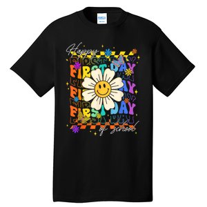 Happy First Day Of School Cute Funny Back To School Tall T-Shirt