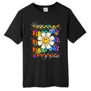 Happy First Day Of School Cute Funny Back To School Tall Fusion ChromaSoft Performance T-Shirt