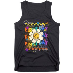 Happy First Day Of School Cute Funny Back To School Tank Top