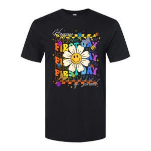 Happy First Day Of School Cute Funny Back To School Softstyle CVC T-Shirt