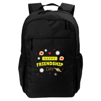 Happy Friendship Day Celebration Graphic Daily Commute Backpack
