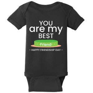 Happy Friendship Day Celebration Baby Bodysuit