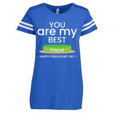 Happy Friendship Day Celebration Enza Ladies Jersey Football T-Shirt