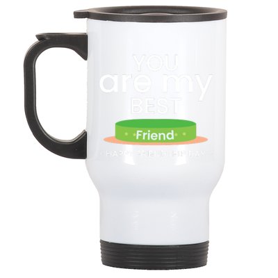 Happy Friendship Day Celebration Stainless Steel Travel Mug