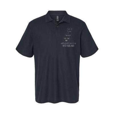 Happy Fathers Day Dog Dad Thanks For Picking Up My Poop Softstyle Adult Sport Polo