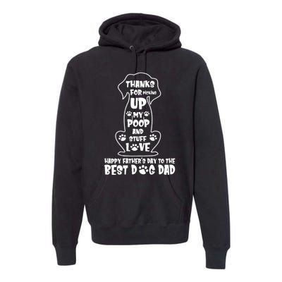 Happy FatherS Day Dog Dad Premium Hoodie