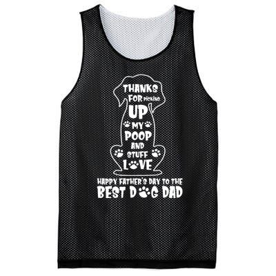 Happy FatherS Day Dog Dad Mesh Reversible Basketball Jersey Tank