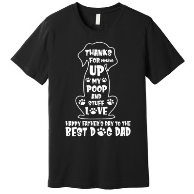 Happy FatherS Day Dog Dad Premium T-Shirt