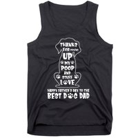 Happy FatherS Day Dog Dad Tank Top