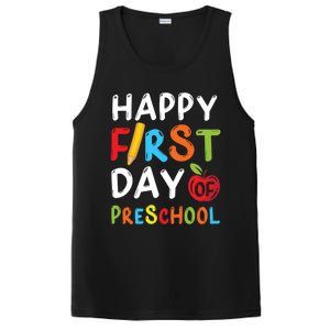 Happy First Day Of Preschool Student Teacher Preschool Gift PosiCharge Competitor Tank