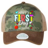 Happy First Day Lets Do This Welcome Back To School Teacher Legacy Tie Dye Trucker Hat