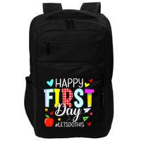 Happy First Day Lets Do This Welcome Back To School Teacher Impact Tech Backpack