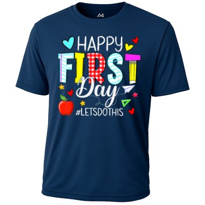 Happy First Day Lets Do This Welcome Back To School Teacher Performance Shirt