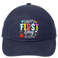 Happy First Day Lets Do This Welcome Back To School Teacher 7-Panel Snapback Hat
