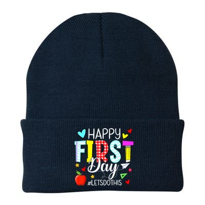 Happy First Day Lets Do This Welcome Back To School Teacher Beanie