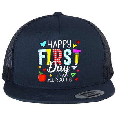 Happy First Day Lets Do This Welcome Back To School Teacher Flatbill Hat