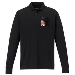 Happy Fathers Day To My Amazing Daddy Boxer Dog Performance Long Sleeve Polo