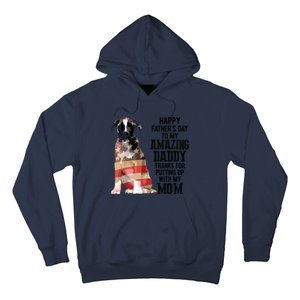 Happy Fathers Day To My Amazing Daddy Boxer Dog Hoodie