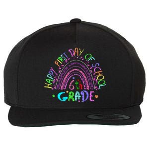 Happy First Day Of School 6Th Grade Gift Wool Snapback Cap