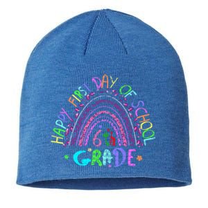 Happy First Day Of School 6Th Grade Gift Sustainable Beanie