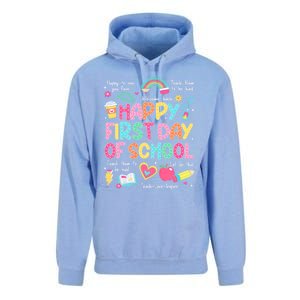 Happy First Day Of School Teacher Back To School Unisex Surf Hoodie