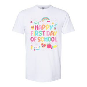 Happy First Day Of School Teacher Back To School Softstyle CVC T-Shirt