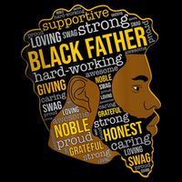 Happy Father Day Black Father King Afro African Man Bag