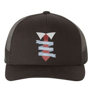 Happy Father's Day Tie Yupoong Adult 5-Panel Trucker Hat