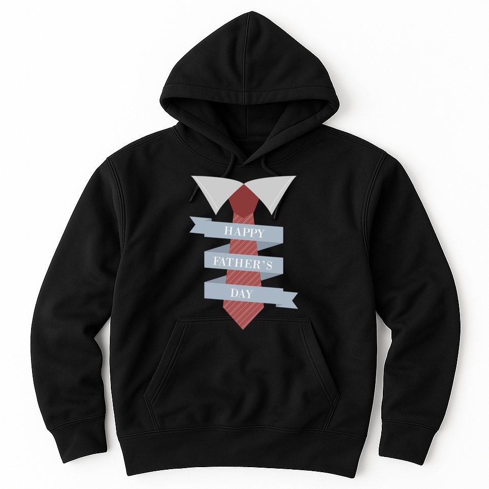 Happy Father's Day Tie Hoodie
