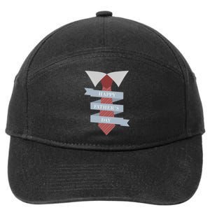 Happy Father's Day Tie 7-Panel Snapback Hat