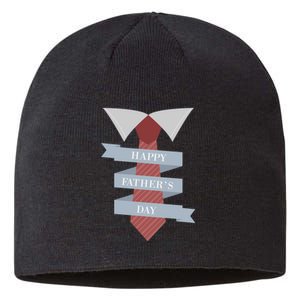 Happy Father's Day Tie Sustainable Beanie