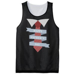 Happy Father's Day Tie Mesh Reversible Basketball Jersey Tank