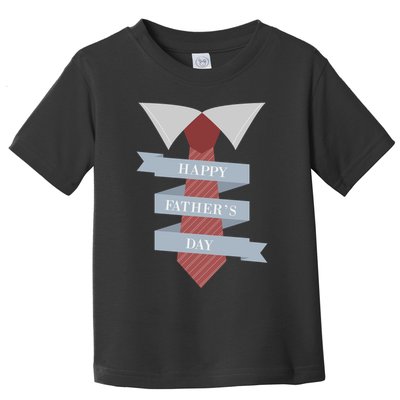 Happy Father's Day Tie Toddler T-Shirt
