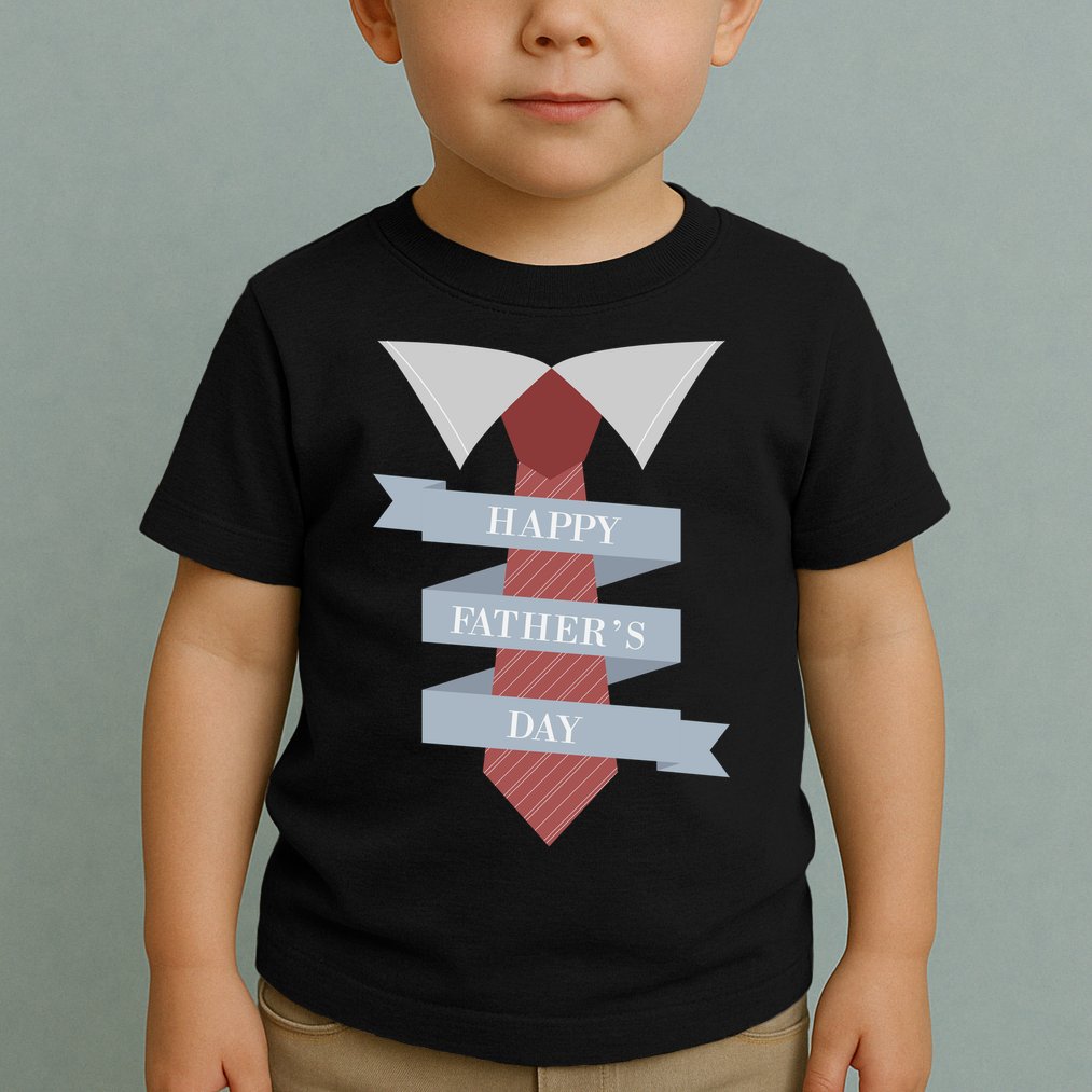 Happy Father's Day Tie Toddler T-Shirt